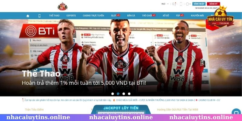 Tỷ lệ thanh toán vượt trội giúp W88 ghi điểm cao